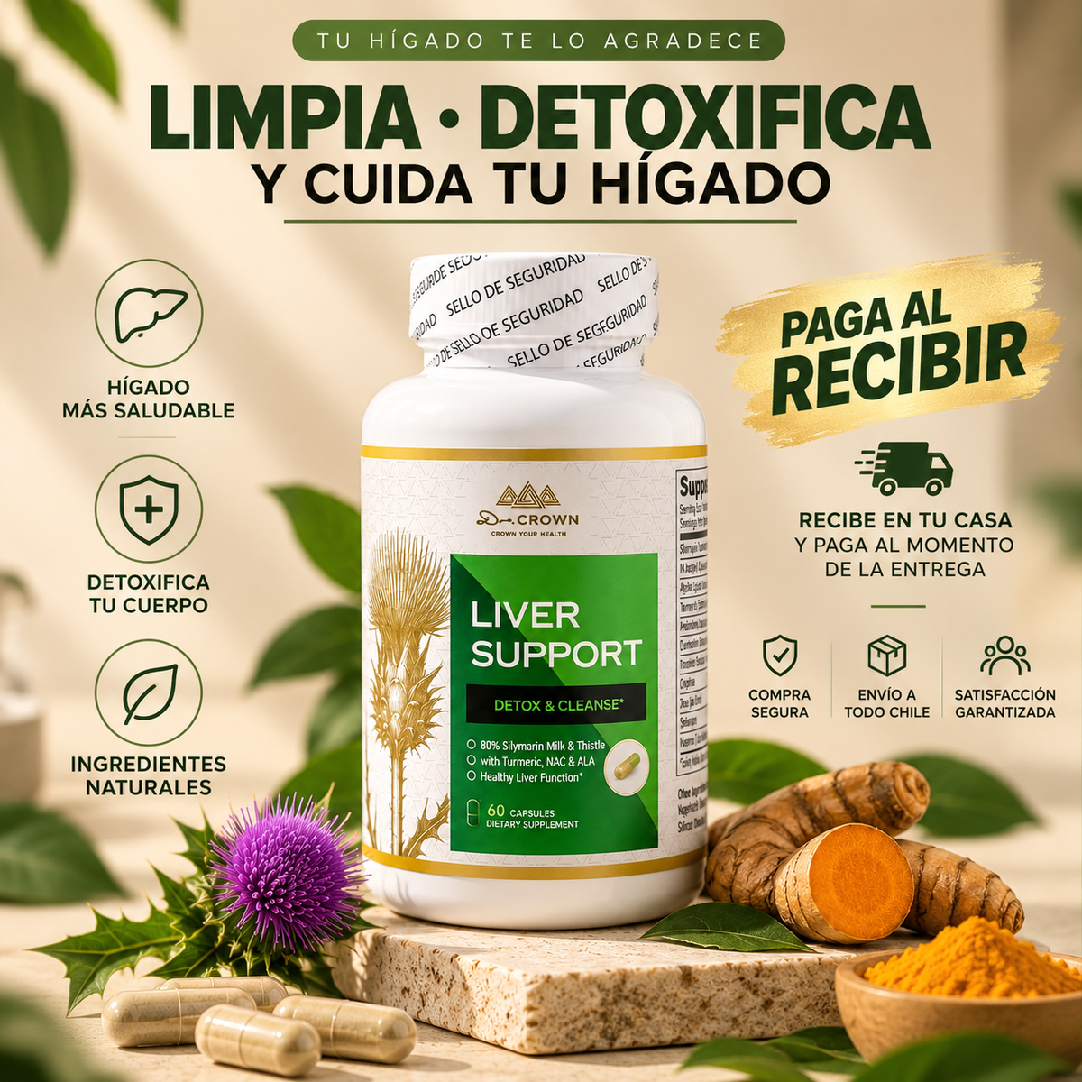 🌿 Liver Support Premium | Fórmula Avanzada para el Bienestar Hepático