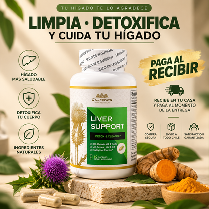 🌿 Liver Support Premium | Fórmula Avanzada para el Bienestar Hepático